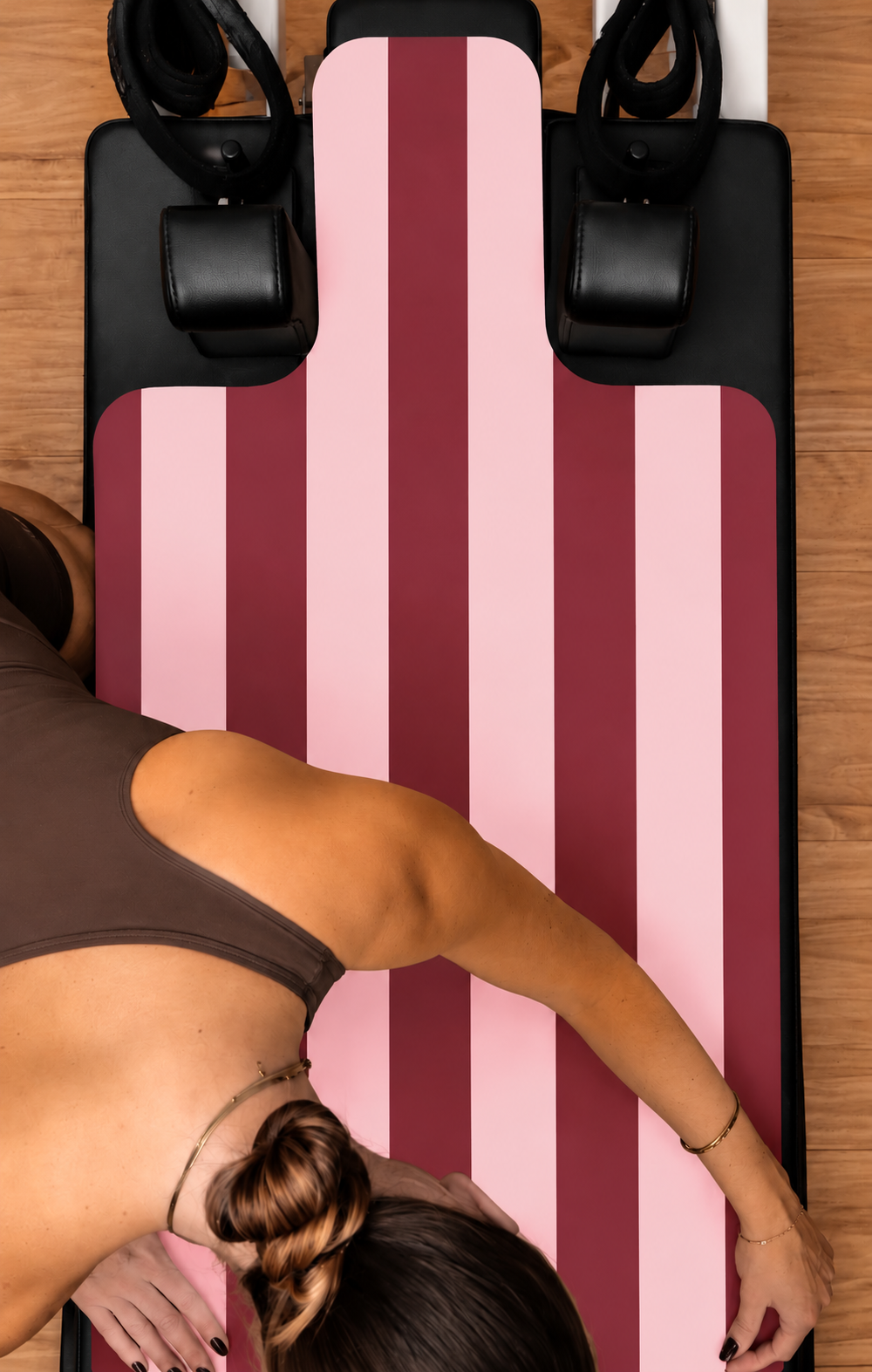 Reformer mat- berry stripe (pre order)